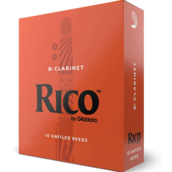 Rico RCA1020 Clarinet reeds, 2 strength, box of 10